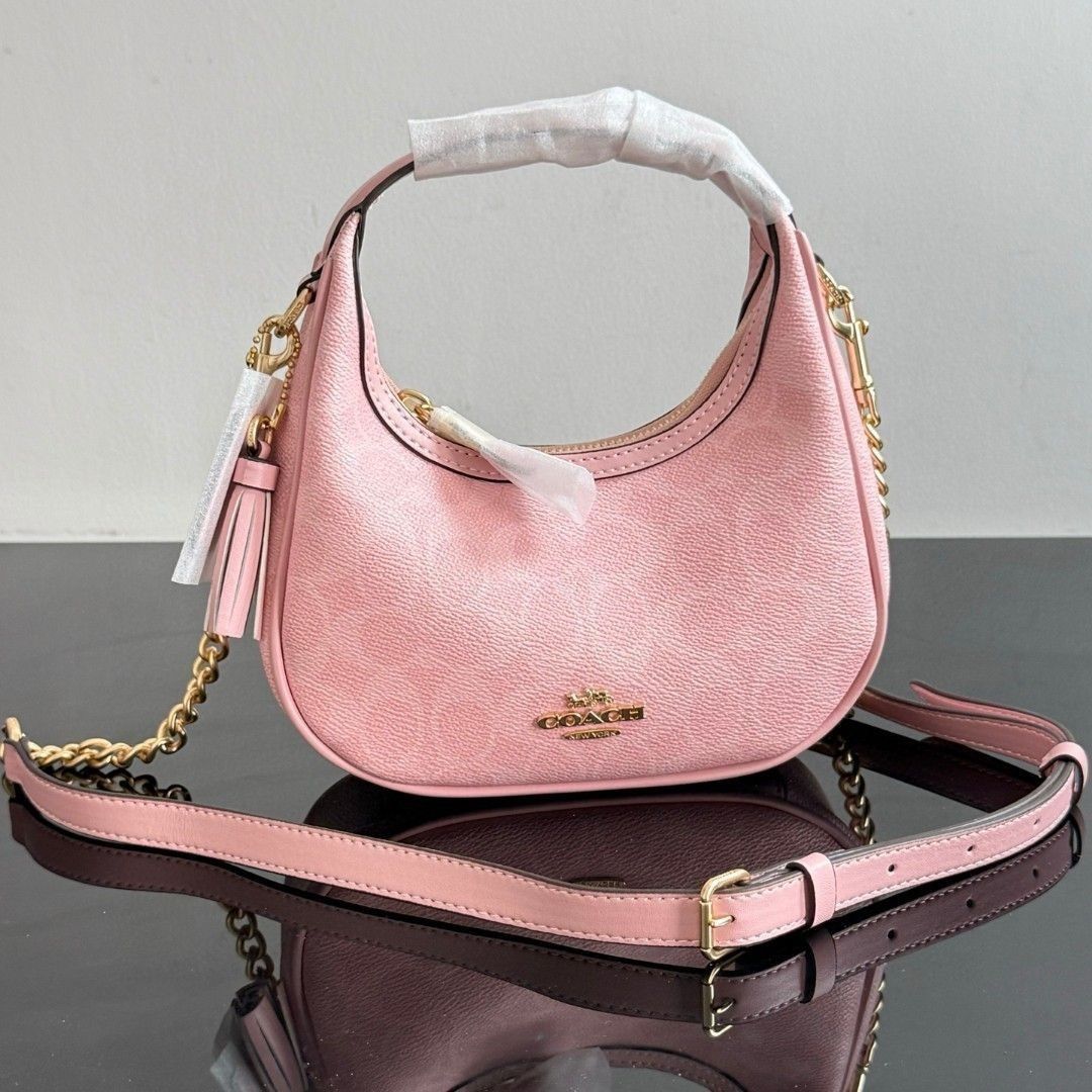 PINK COACH ARIA SHOULDER BAG!!